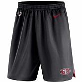 Men's San Francisco 49ers Nike Black Knit Performance Shorts